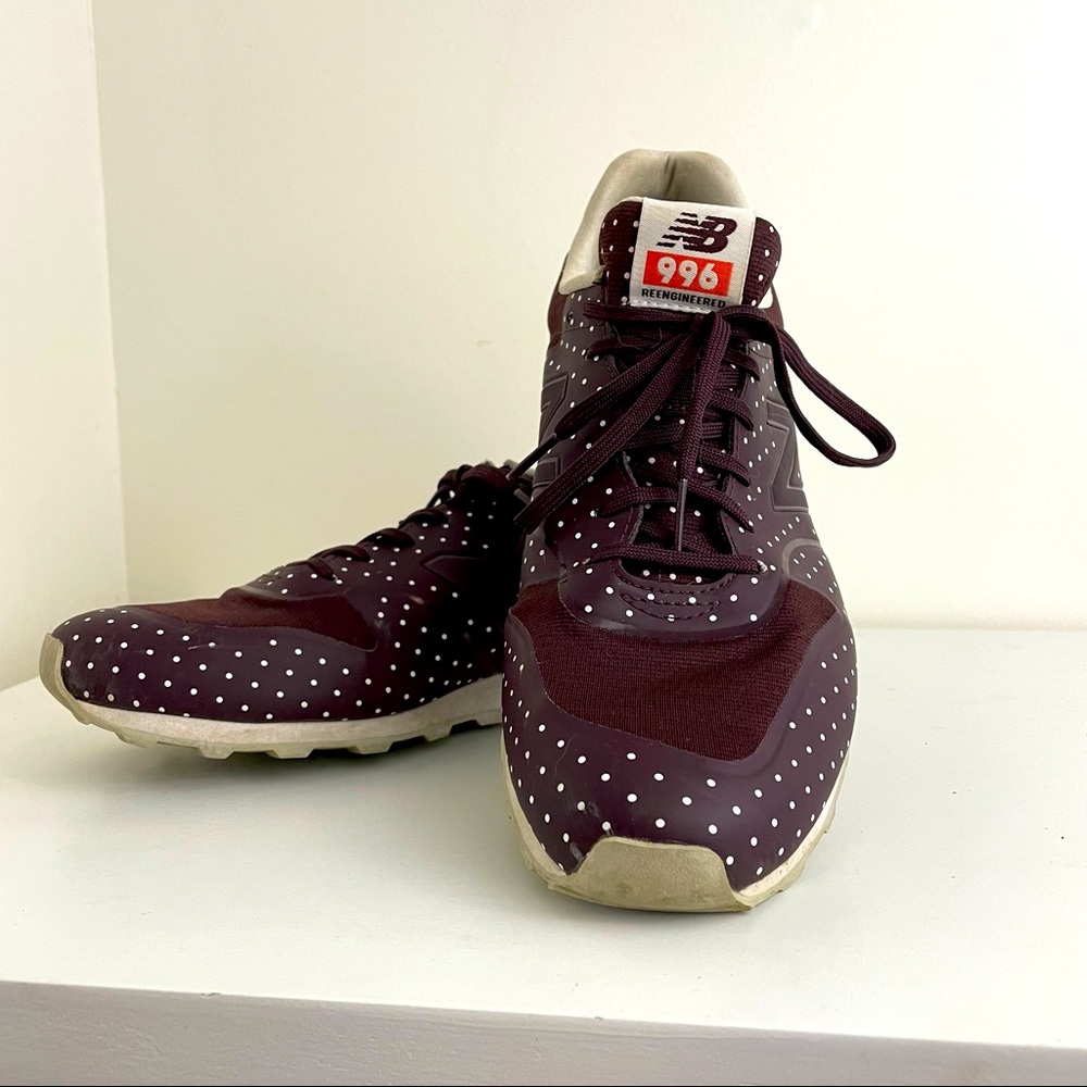 New Balance | Purple Leather Sneakers